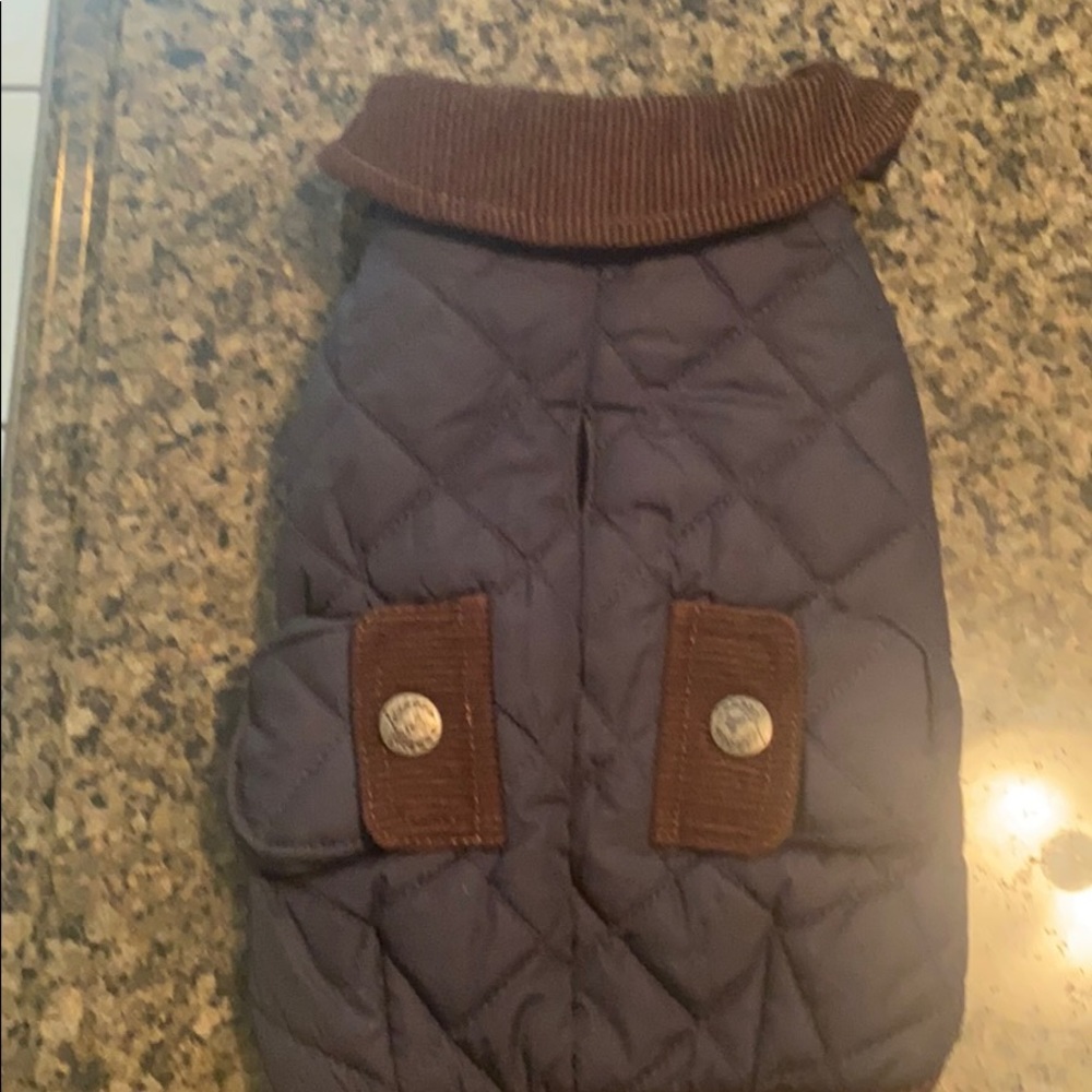 Canine styles Navy barn coat for dogs